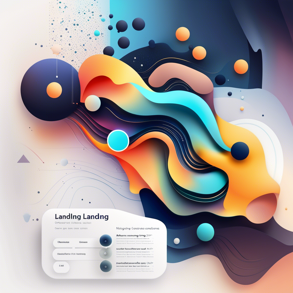Landing page, AI Illustration