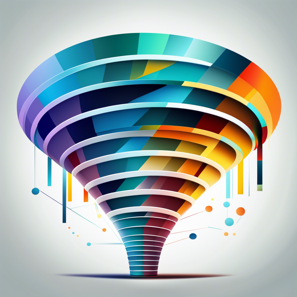 Sales funnel, AI Illustration