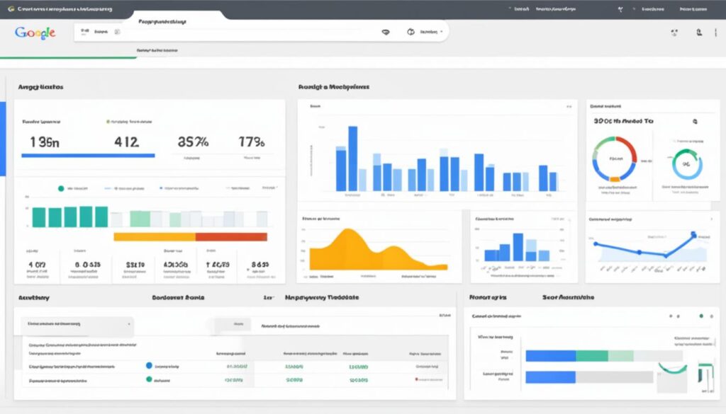 Google Analytics dashboard