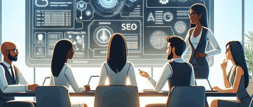 Bild till Framtidens SEO-Team: Mänsklig Ledning Möter AI [2025]